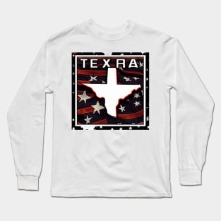 texas state sticker Long Sleeve T-Shirt